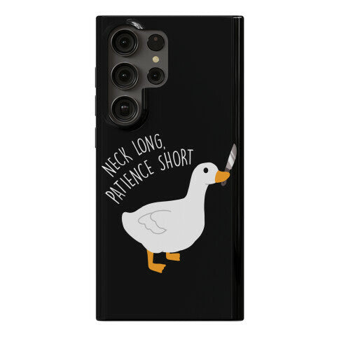 Neck Long, Patience Short Goose Phone Case